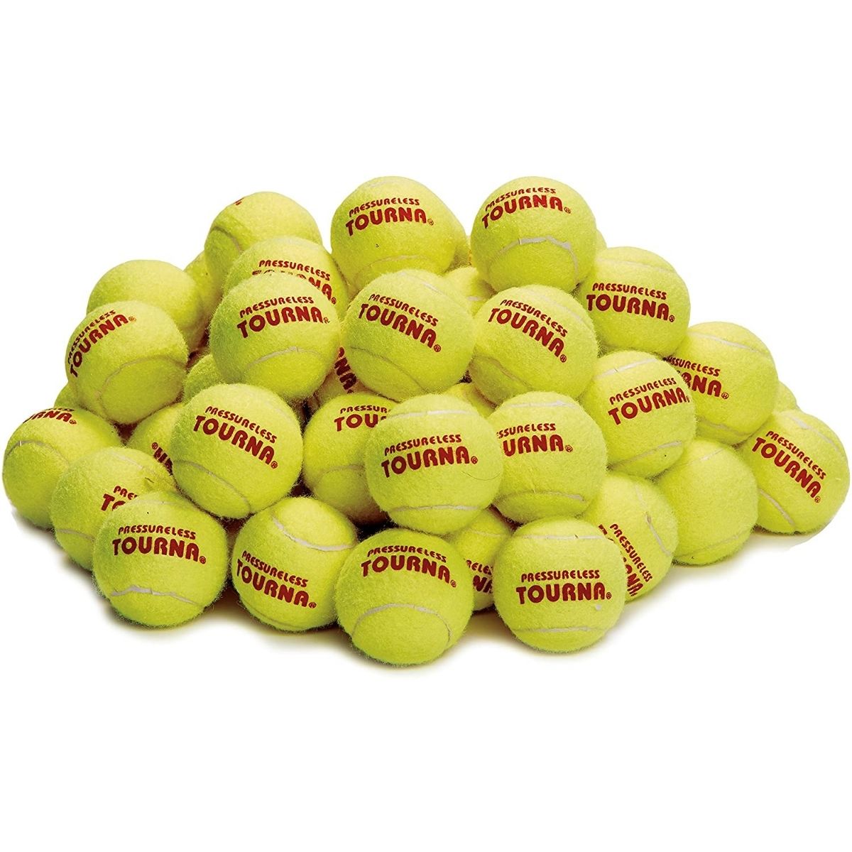 The Best Tennis Balls for Ball Machine Options: Tourna Pressureless Tennis Ball 60 Count