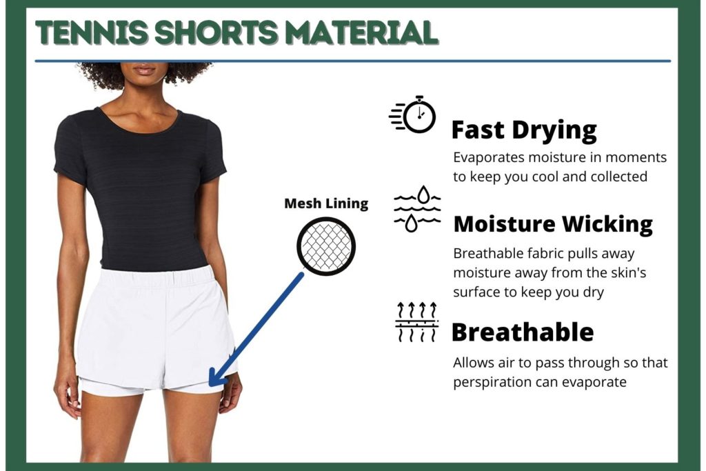 Best tennis Shorts Material