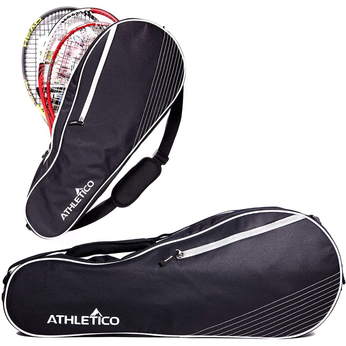 The Best Tennis Bags Options: Athletico 3-Racket Bag 