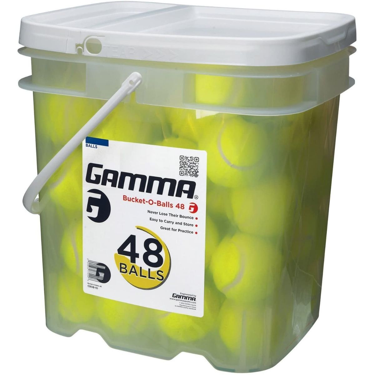 The Best Tennis Balls for Ball Machine Options: Gamma Pressureless Tennis Balls