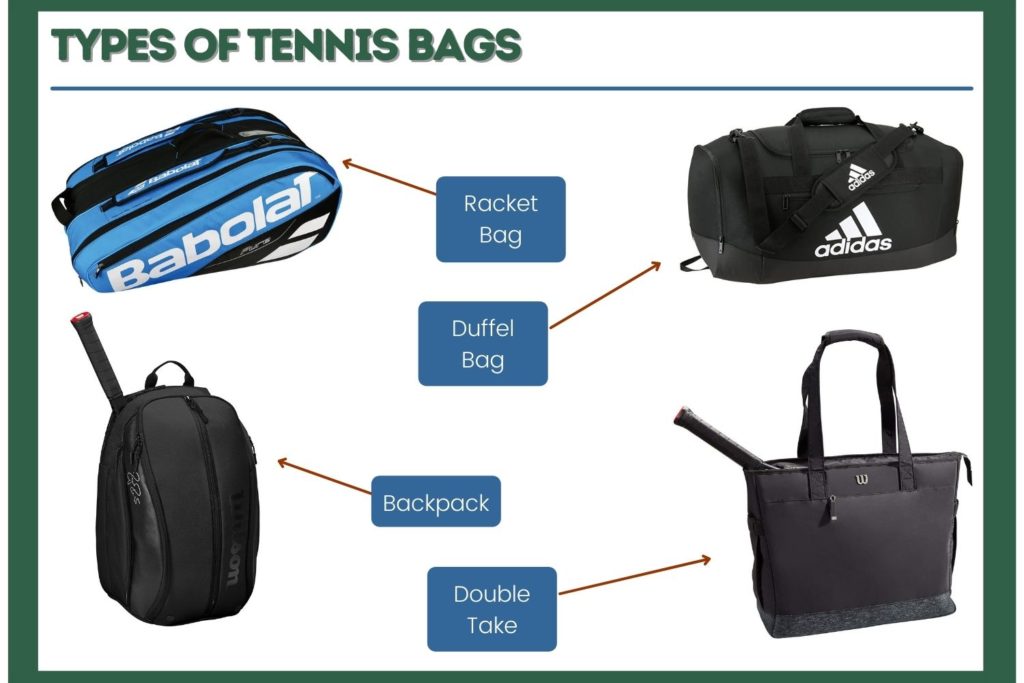 types of tennis bags