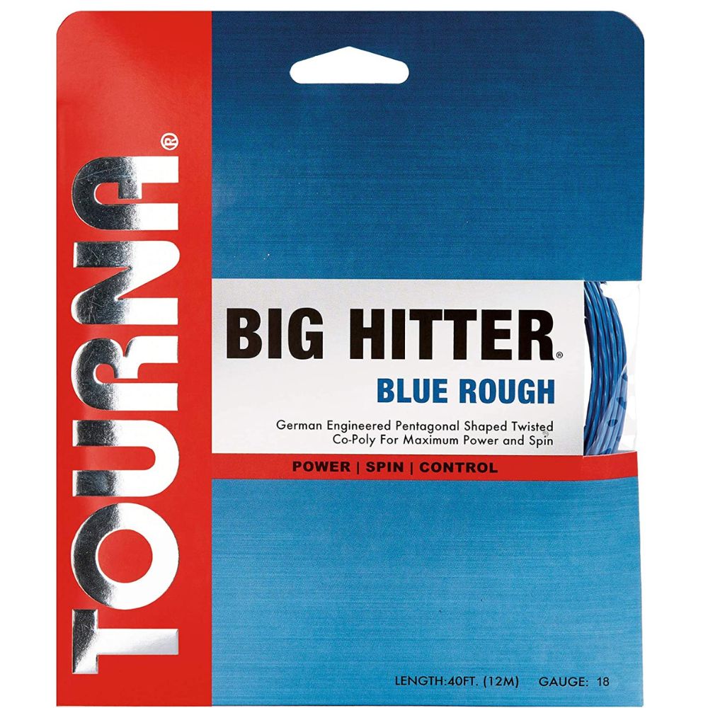 The Best Tennis Strings for Spin Options: Tourna Big Hitter Blue Rough Maximum Spin