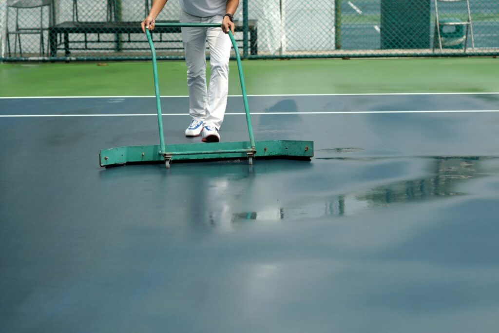 Can You Play Tennis on a Wet Court