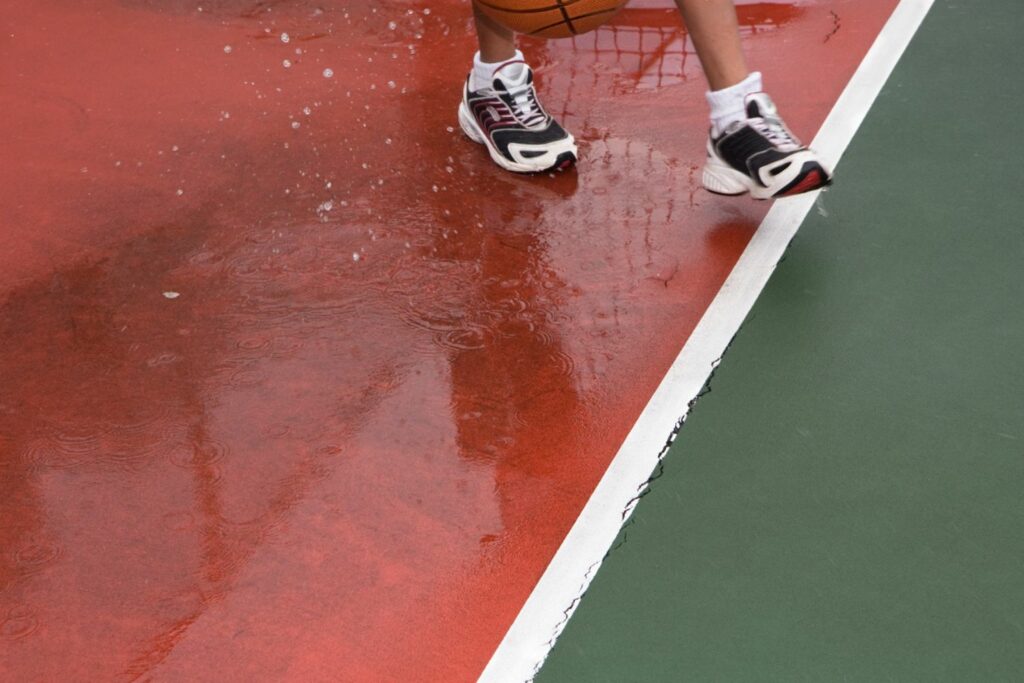 Tennis in The Rain