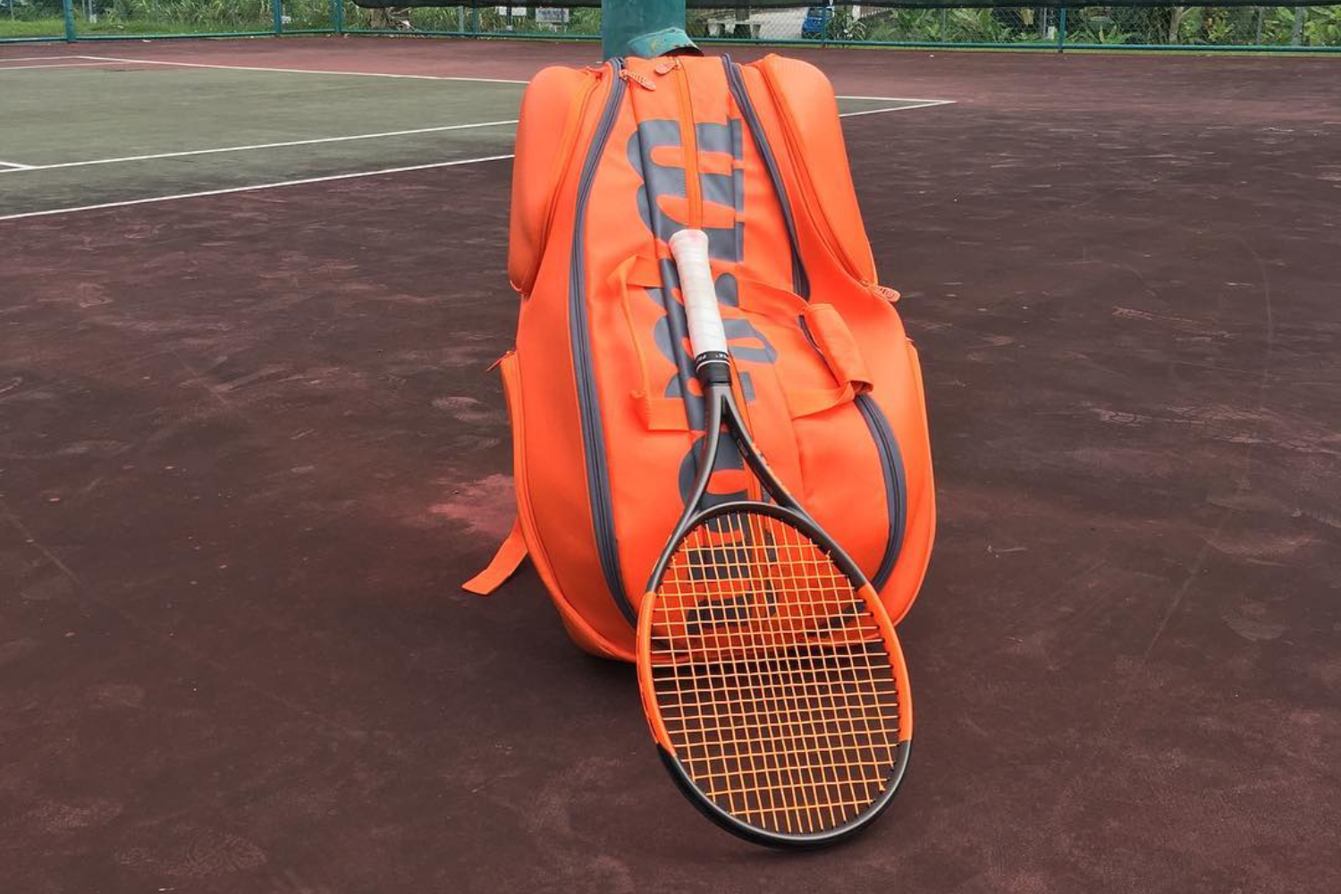 Raquette De Tennis Wilson Burn 100LS V5.0 (Orange)