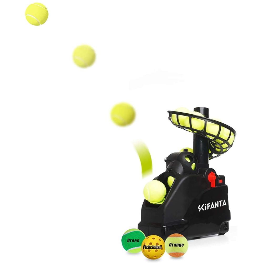 The Best Portable Tennis Ball Machines Options: Scifanta Portable Tennis Ball Tosser