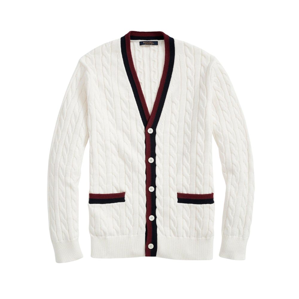 The Best Gifts for Tennis Players Options: Supima Cotton Tennis Cardigan